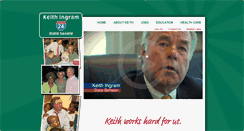 Desktop Screenshot of keithingramforarkansas.com